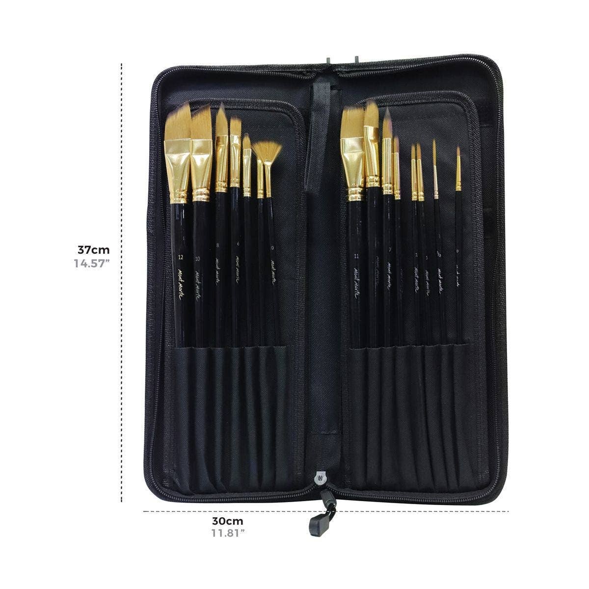 Mont Marte Usa, Inc. - Studio Brush Set in Easel Wallet 15pce