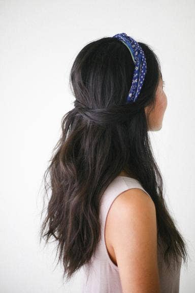 Heritage & Bloom - Mustard Yellow Floral Headwrap