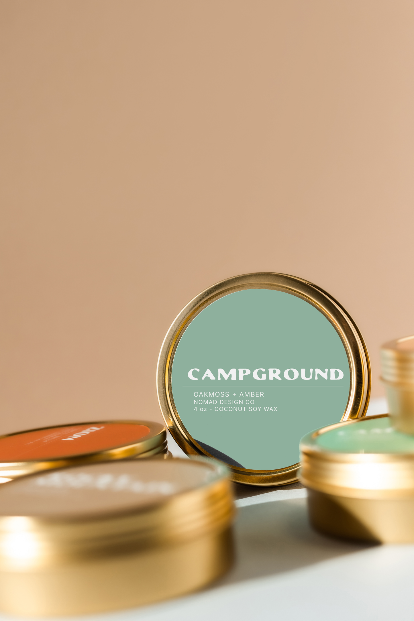 Nomad Design Co - Campground Travel Tin Candle