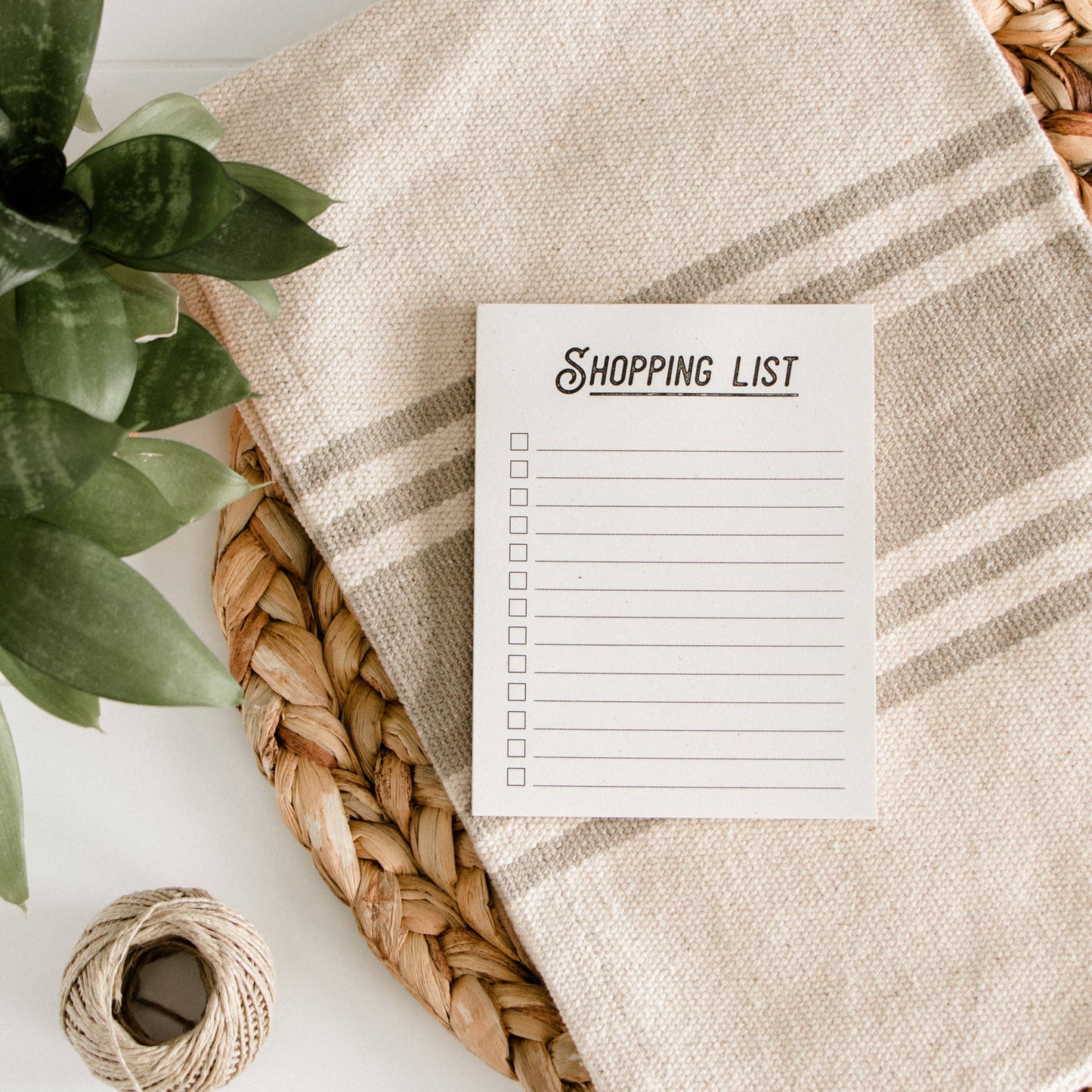 The Anastasia Co - Shopping List Notepad