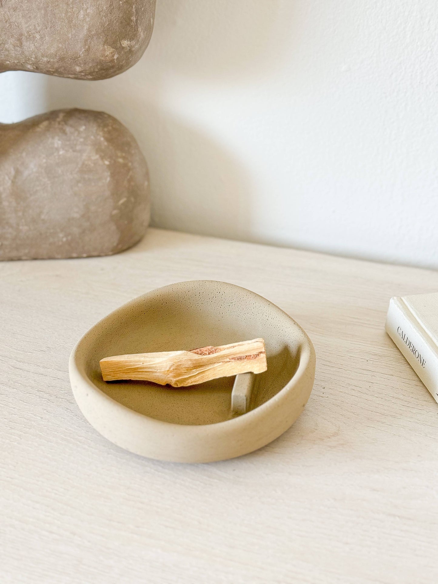 Sunday Nomad - Mia Palo Santo Holder | Sage Holder | Palo Santo Burner: Oat