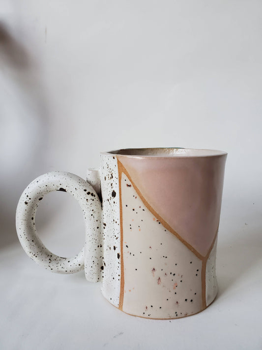 CURIOUS CLAY - Looped Mug (Without gold luster)
