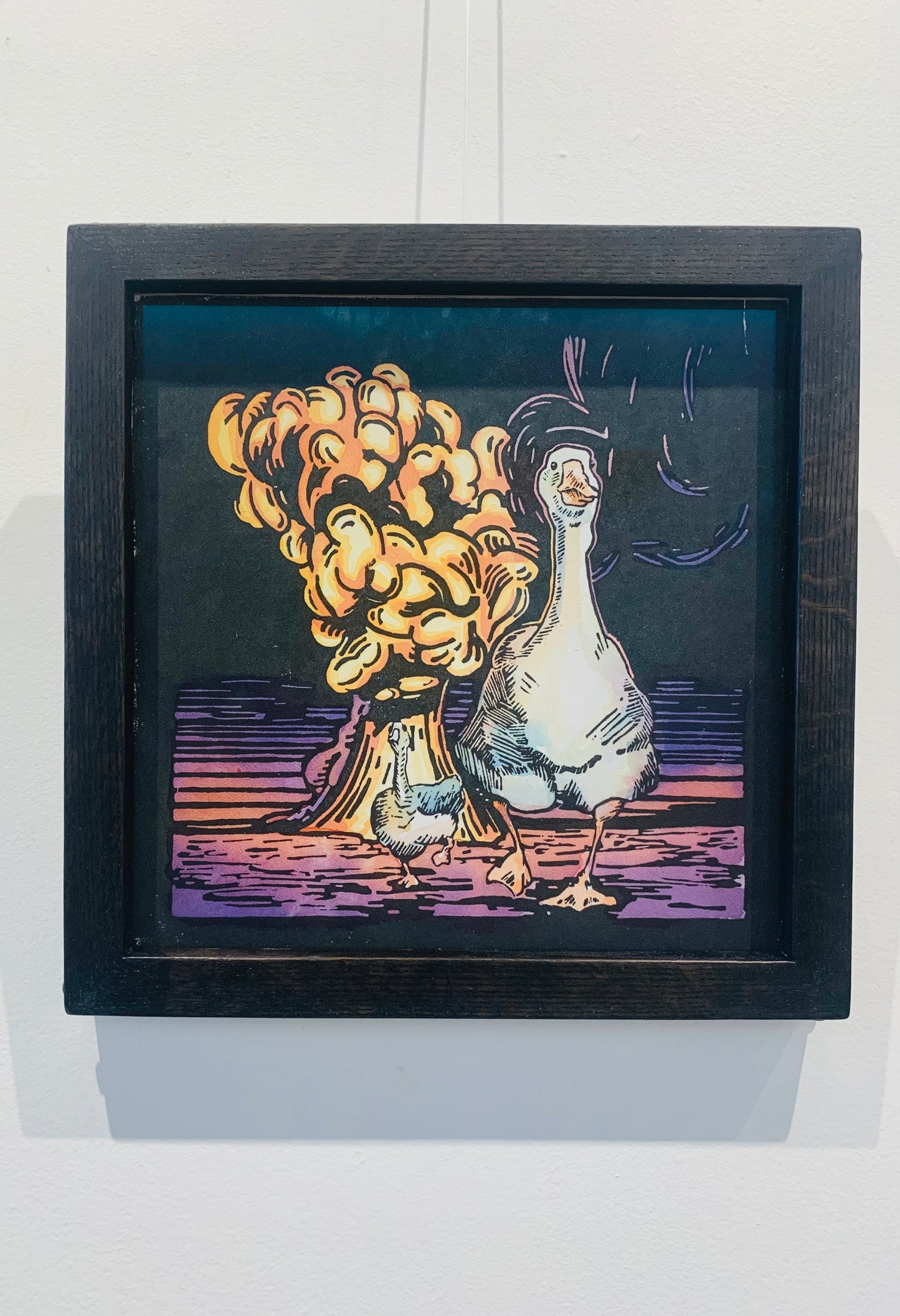 "Duck, Duck, Goose" Print Framed