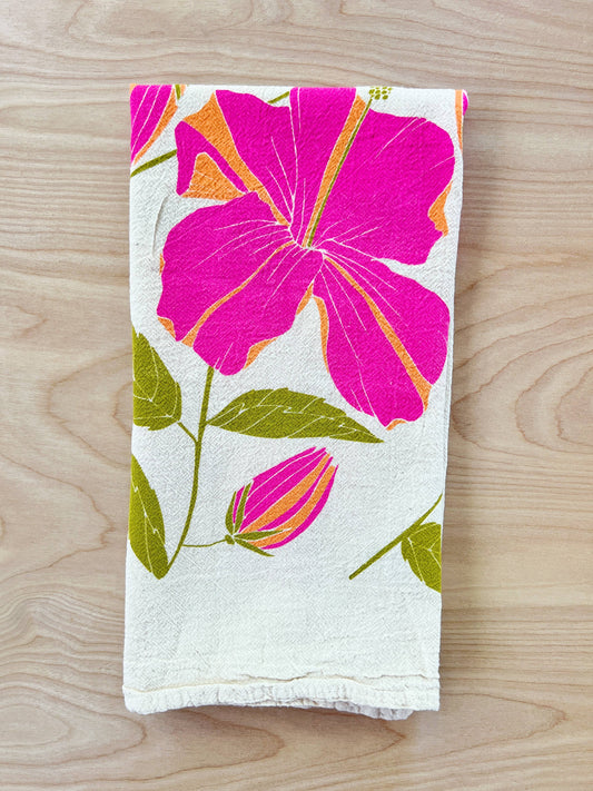 noon designs - Hibiscus Tea Towel