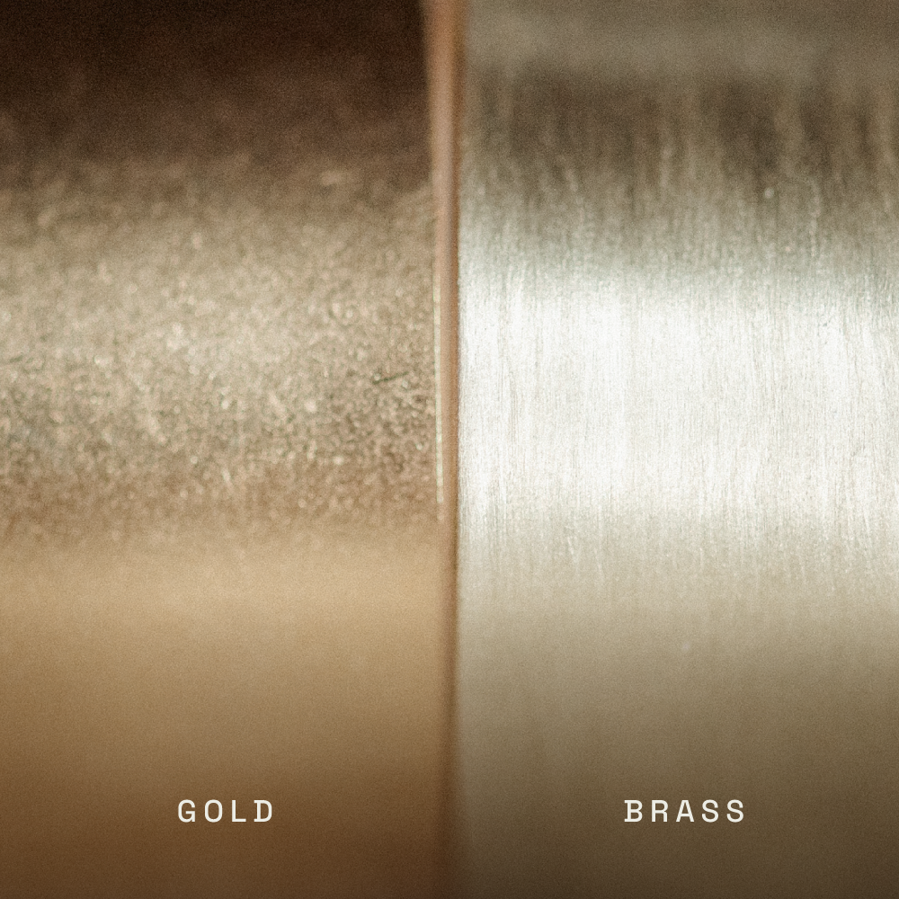 Commonform - Cigar Slim Hoops: Brass