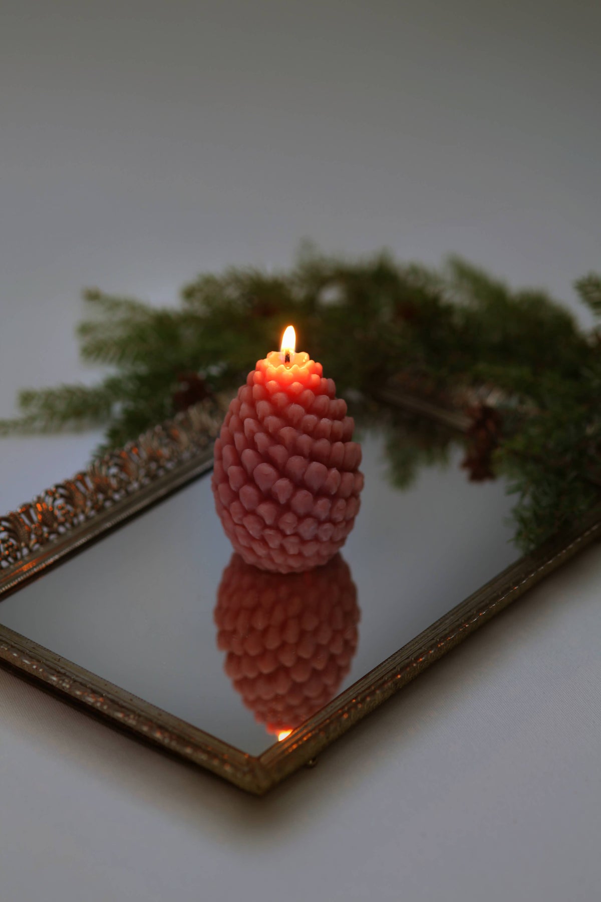 Mo&Co Home - Mo&Co Home Exclusive: Sculpted Beeswax Pine Cones Large