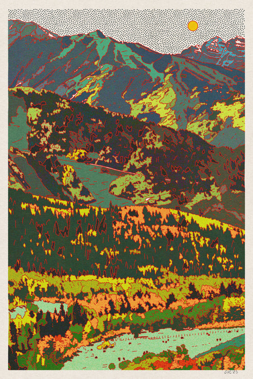 12" x 18" Print - Caroline Clark