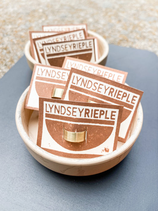 Lyndsey Rieple - Brass Ear Cuffs