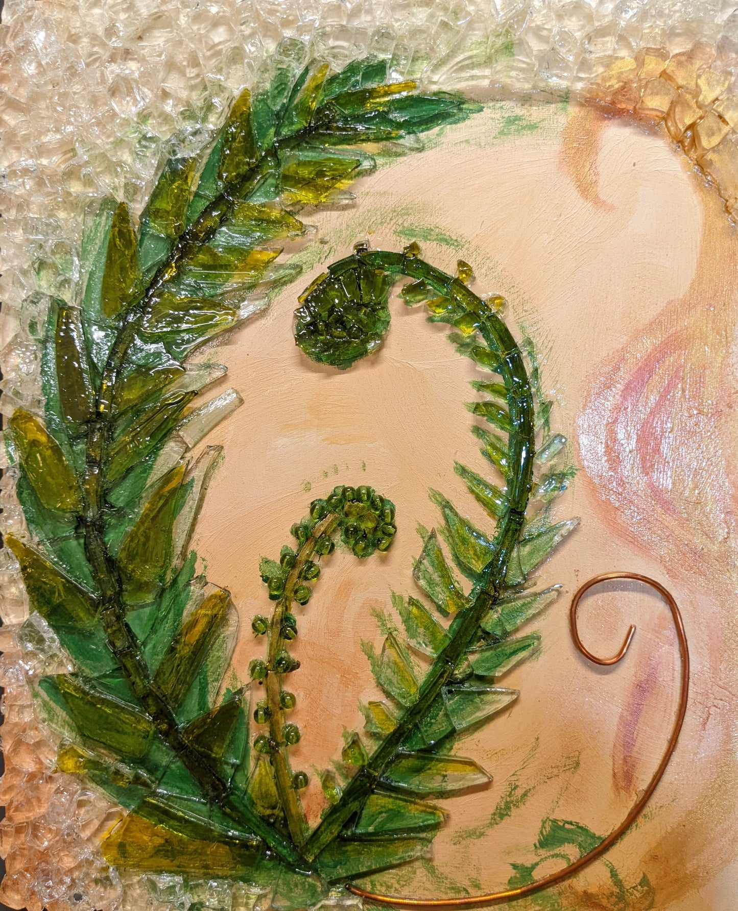 Glass Ferns (set of three)