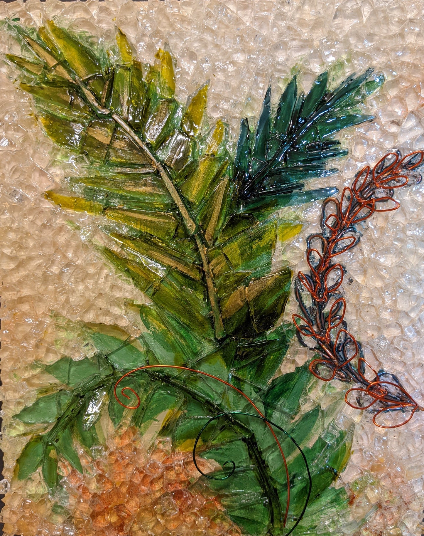 Glass Ferns (set of three)