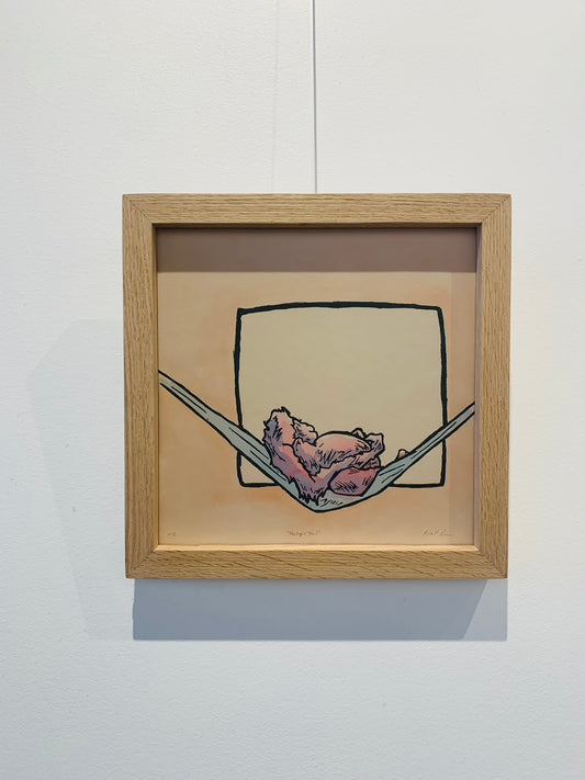 "Hangin' Hal" Framed print