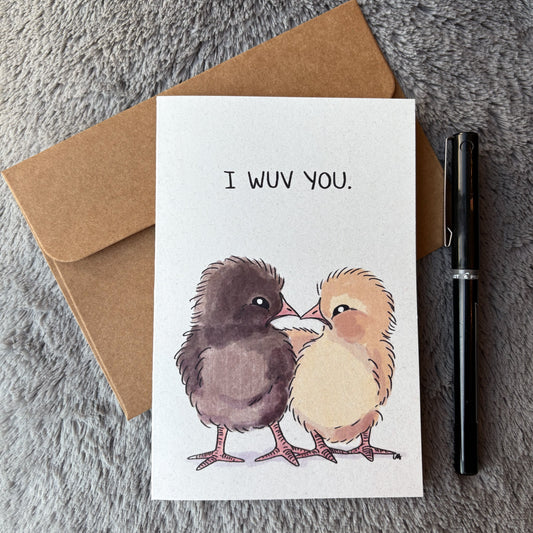 I wuv you