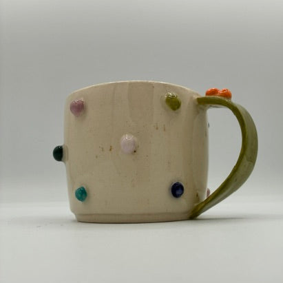 Toots Ceramics - 12 oz Porcelain Dots Mug