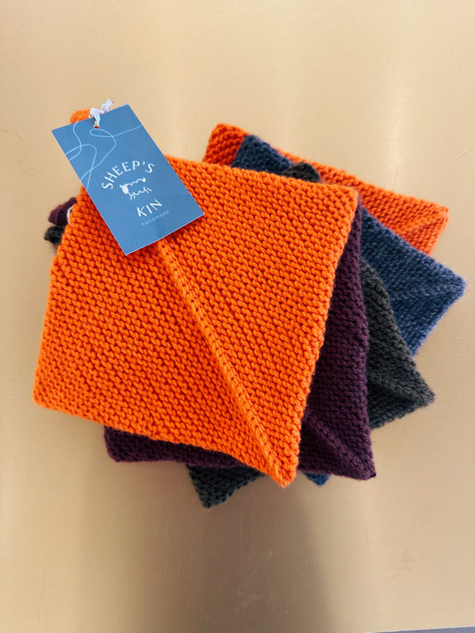 Sheep's Kin - Hand-knit Wool Pot Holders