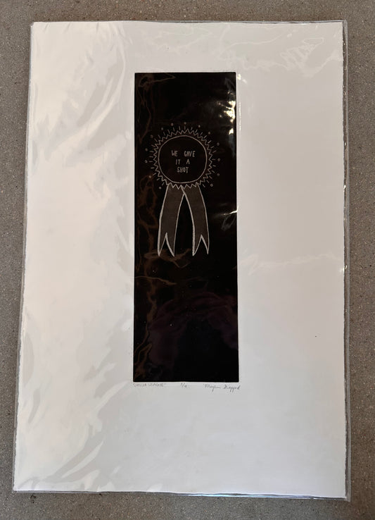"Junior League" Etching Print Black - Meghan Sheppard