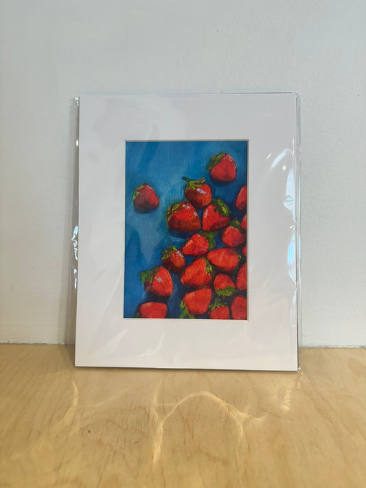 Strawberries Print by Skylar Call