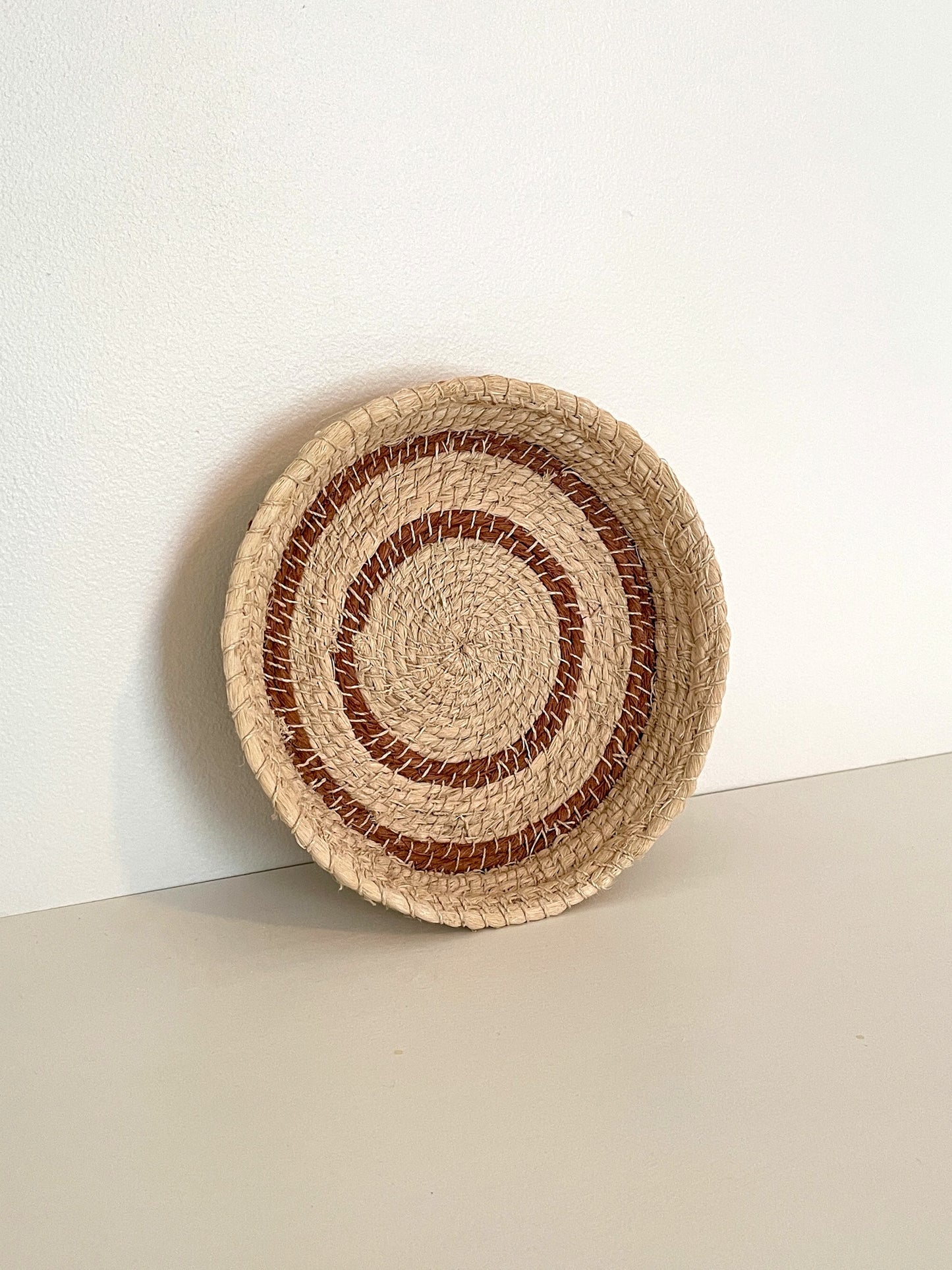 Natalia Romero Design - Chaguar Fiber baskets (Natural - Brown) 7"