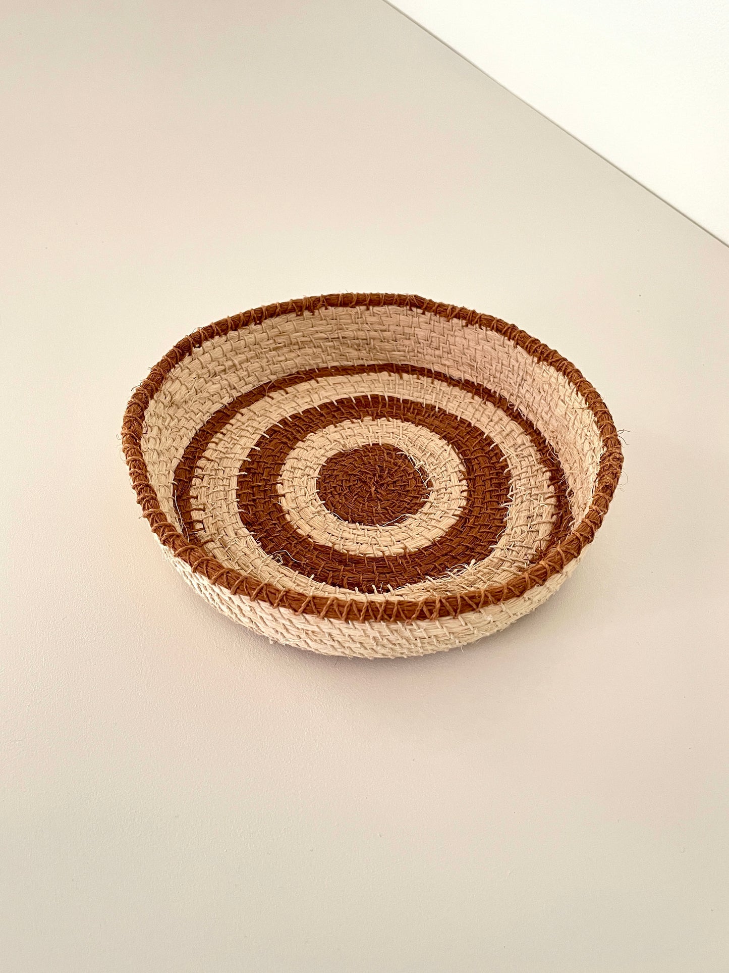 Natalia Romero Design - Chaguar Fiber baskets (Natural - Brown) 7"