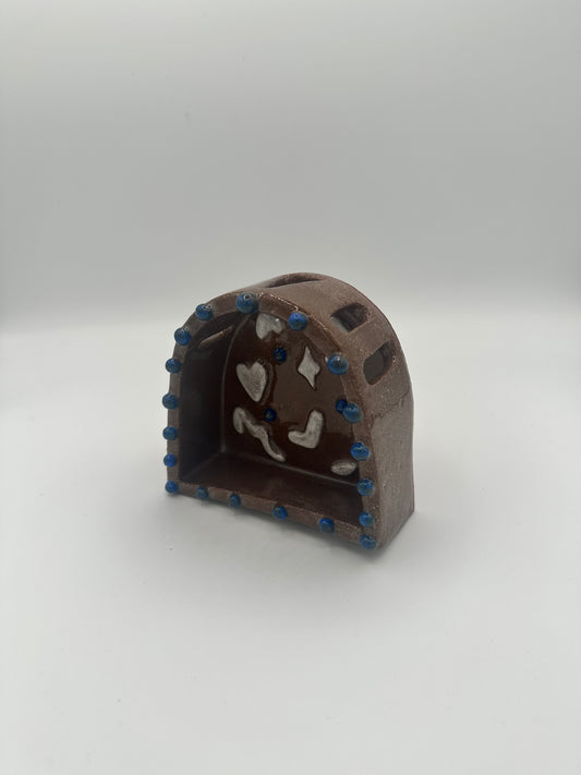 Toots Ceramics - Ceramic Mini Altar (Indigo)