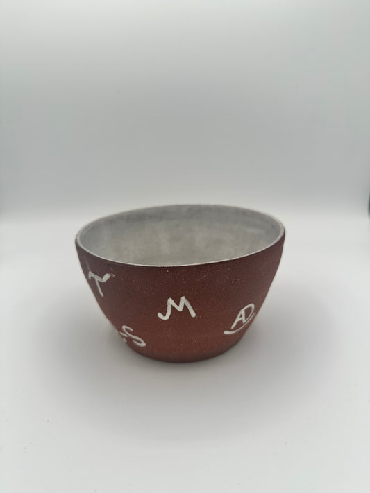 Toots Ceramics - Painted Icons Bowl