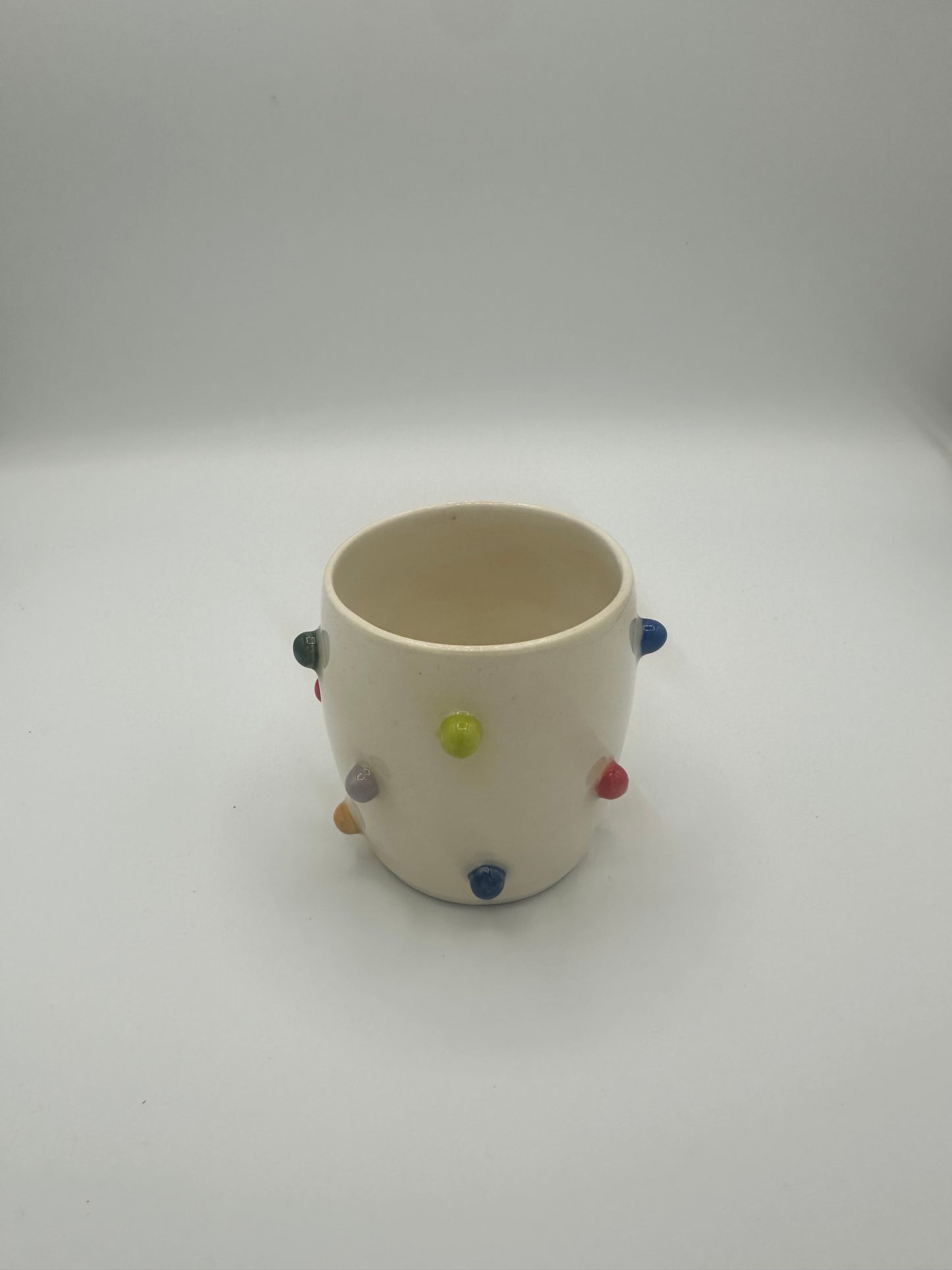 Toots Ceramics - Porcelain Dots Small Tumbler (Carnival)
