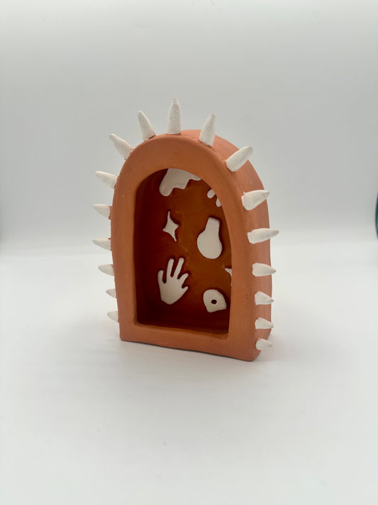 Toots Ceramics - Terra Cotta Icons Altar 2