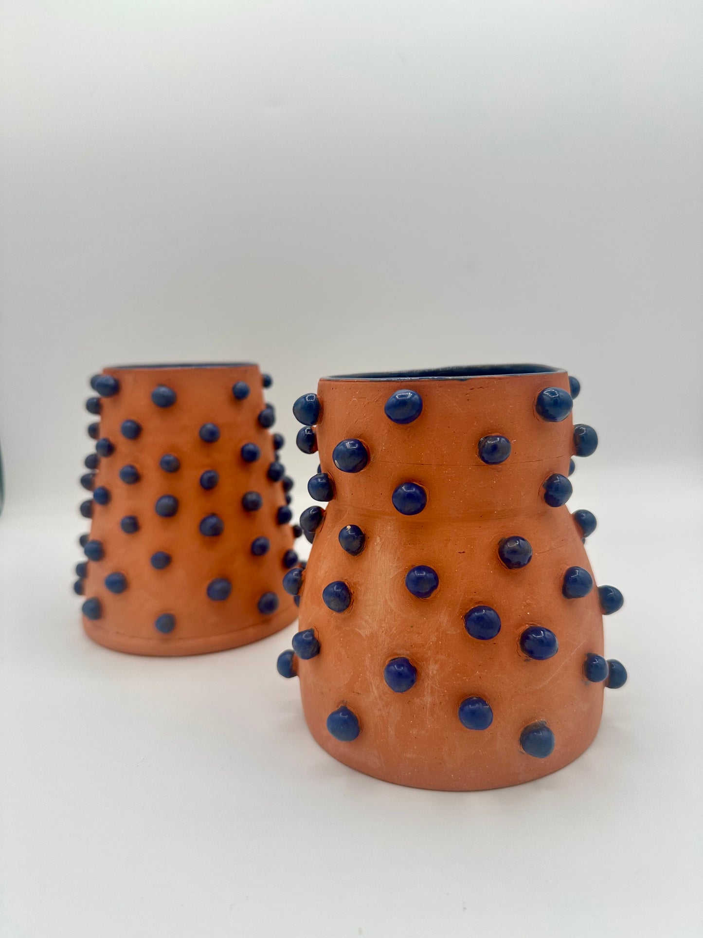 Toots Ceramics - Terra Cotta/Indigo Vase 2