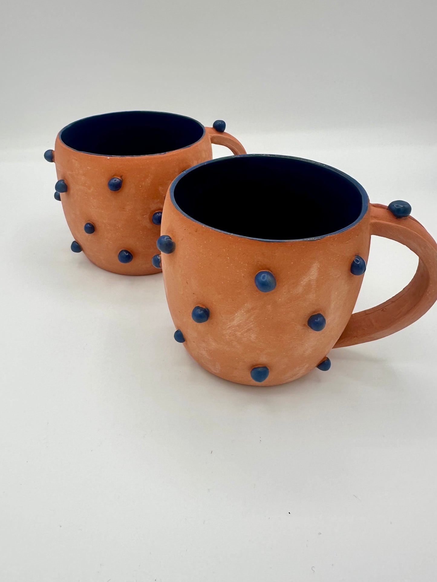 Toots Ceramics - Terra Cotta/Indigo Mugs