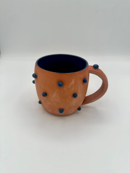 Toots Ceramics - Terra Cotta/Indigo Mugs