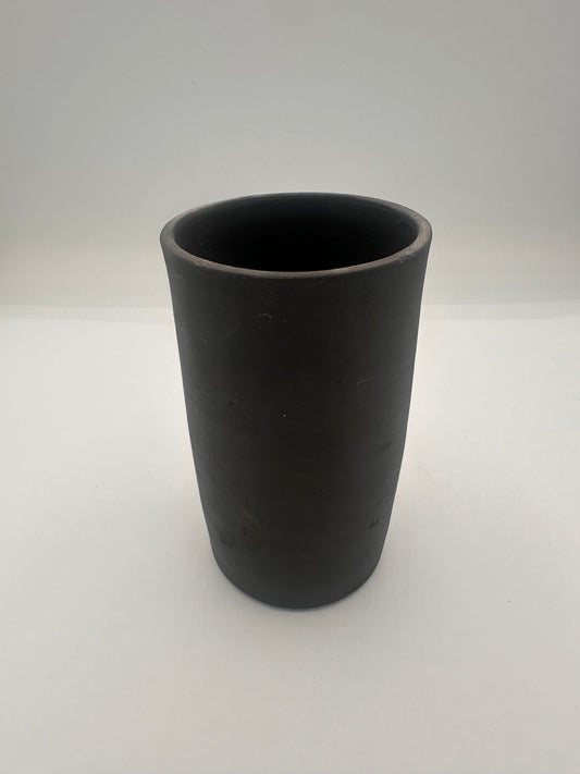 Tall Pine Pottery - Matte Black Ceramic Tumbler