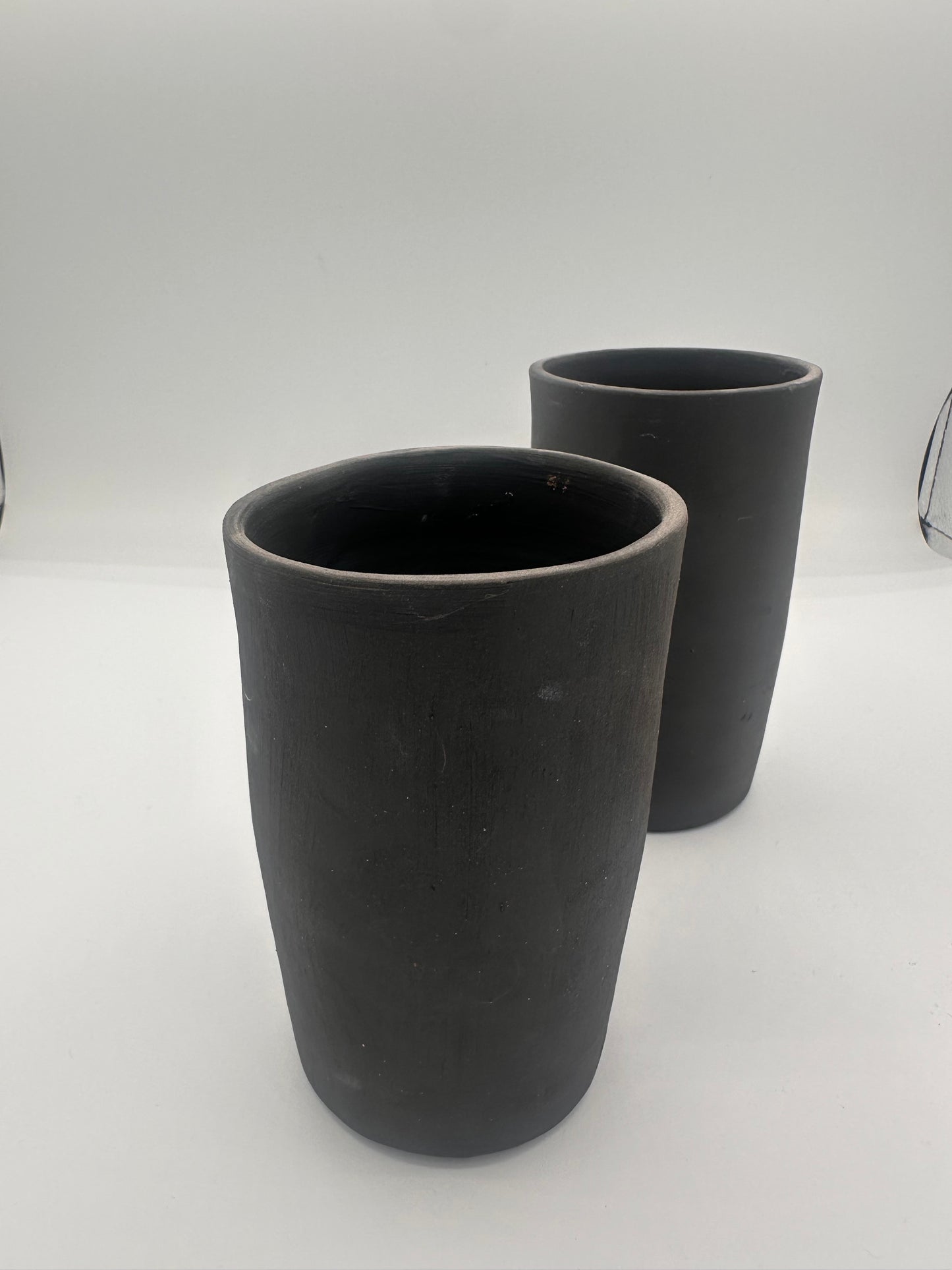 Tall Pine Pottery - Matte Black Ceramic Tumbler