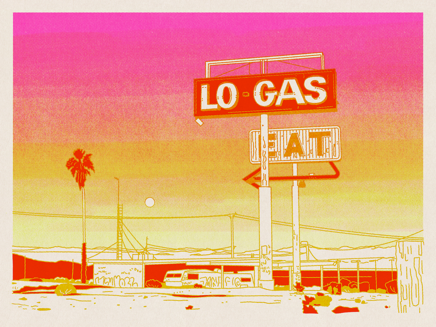 Lo-Eat Gas-1st edition framed