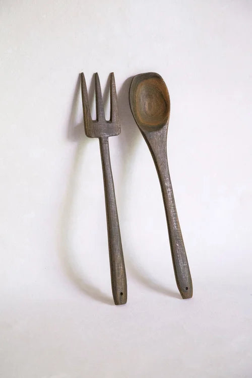 Natalia Romero Design -Set of Palo Santo Utensils/Salad Server