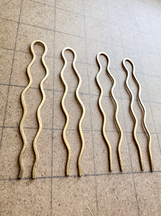Lyndsey Rieple - Mini Brass Hair Pins