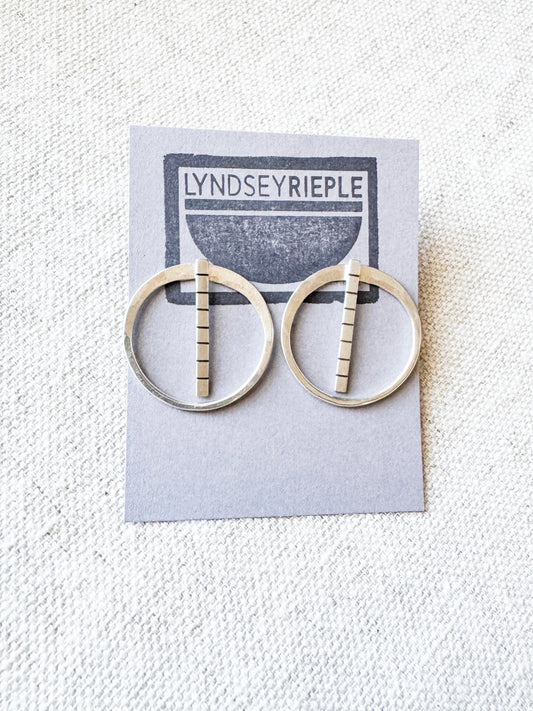 Lyndsey Rieple - Modular Hoops Sterling Silver