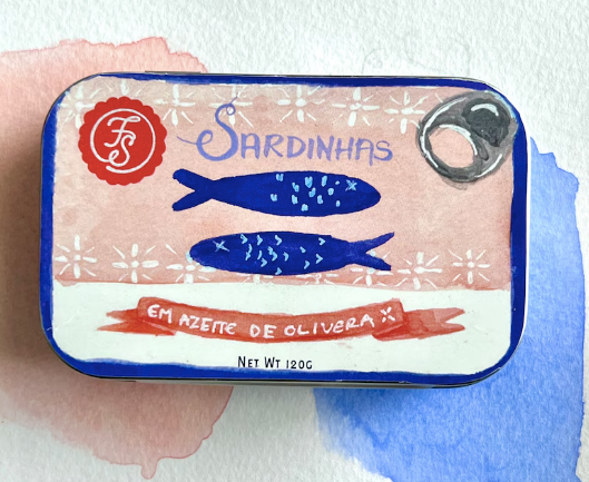 Sardine Tin Travel Paint Palette - Figment Saudade