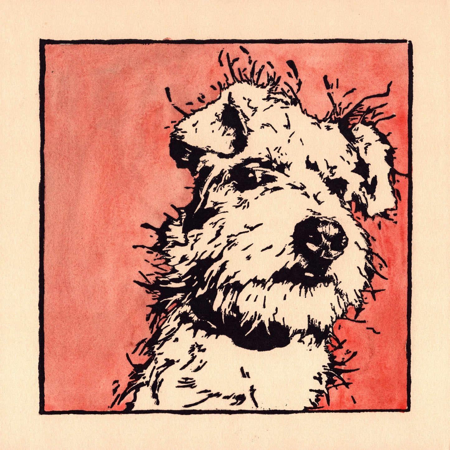 "Some Serious Side-eye" Print Framed