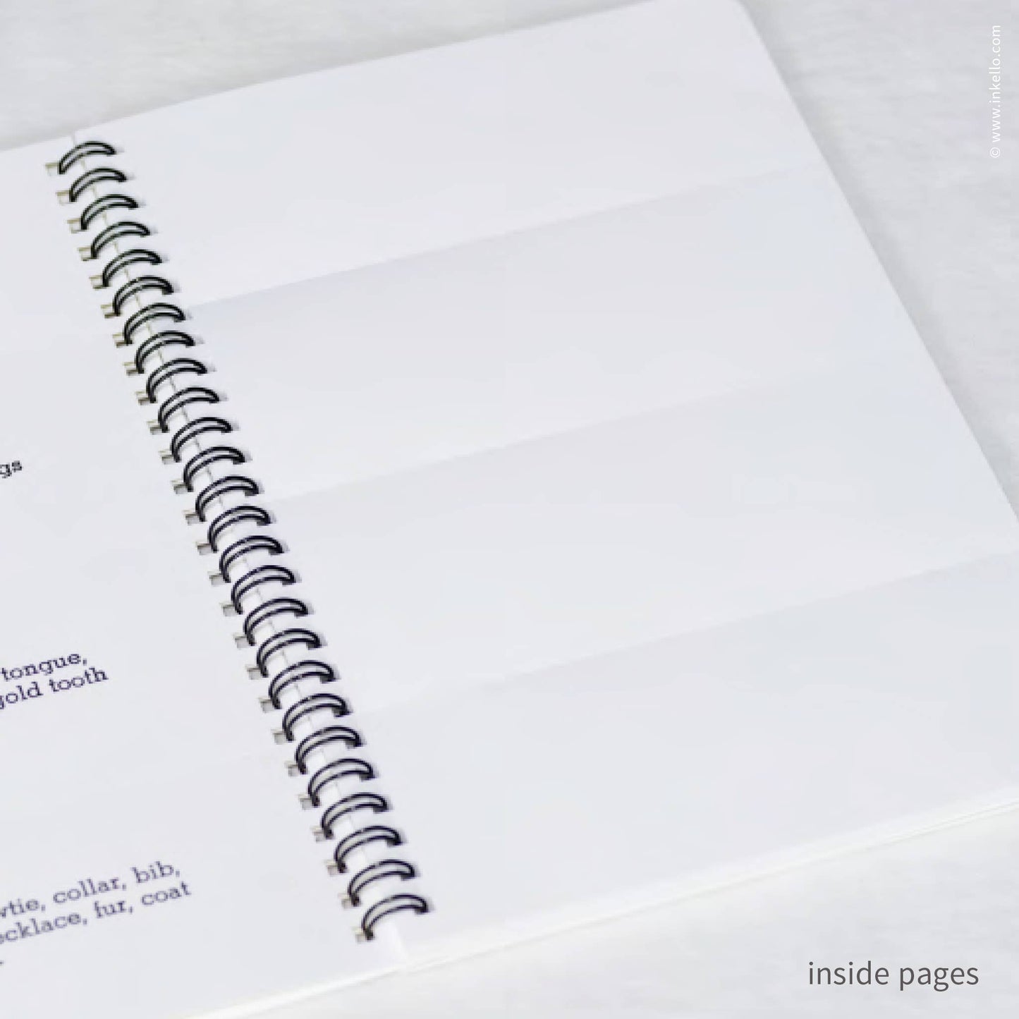Inkello Letterpress - My Book of Faces Four-Panel Sketchbook (#365)
