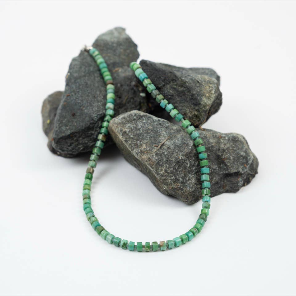 Altiplano - Chrysoprase Heishi Necklace