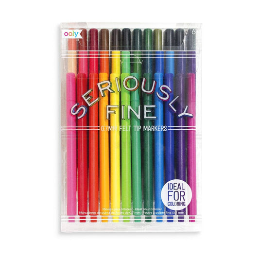 OOLY - Seriously Fine: Felt Tip Markers (Set of 36)