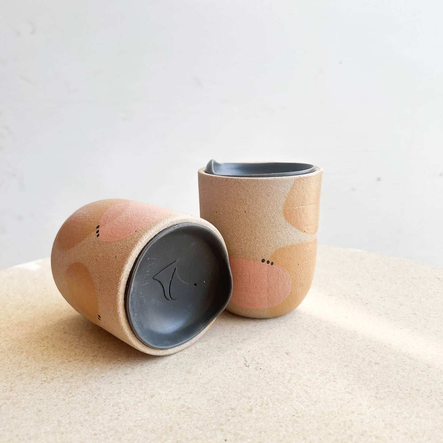 Good Hearted Woman - Painted Commuter Cup: Cappuccino