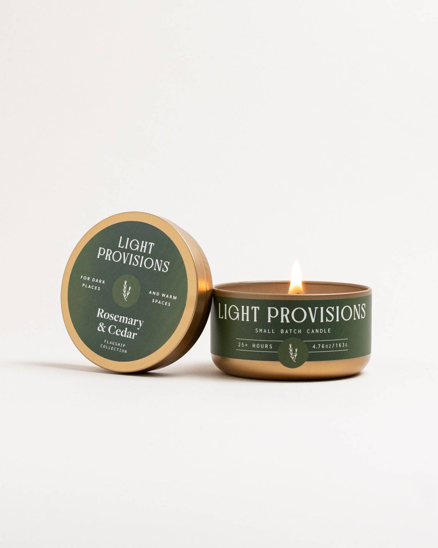 Light Provisions - 4.75 oz Rosemary & Cedar Candle