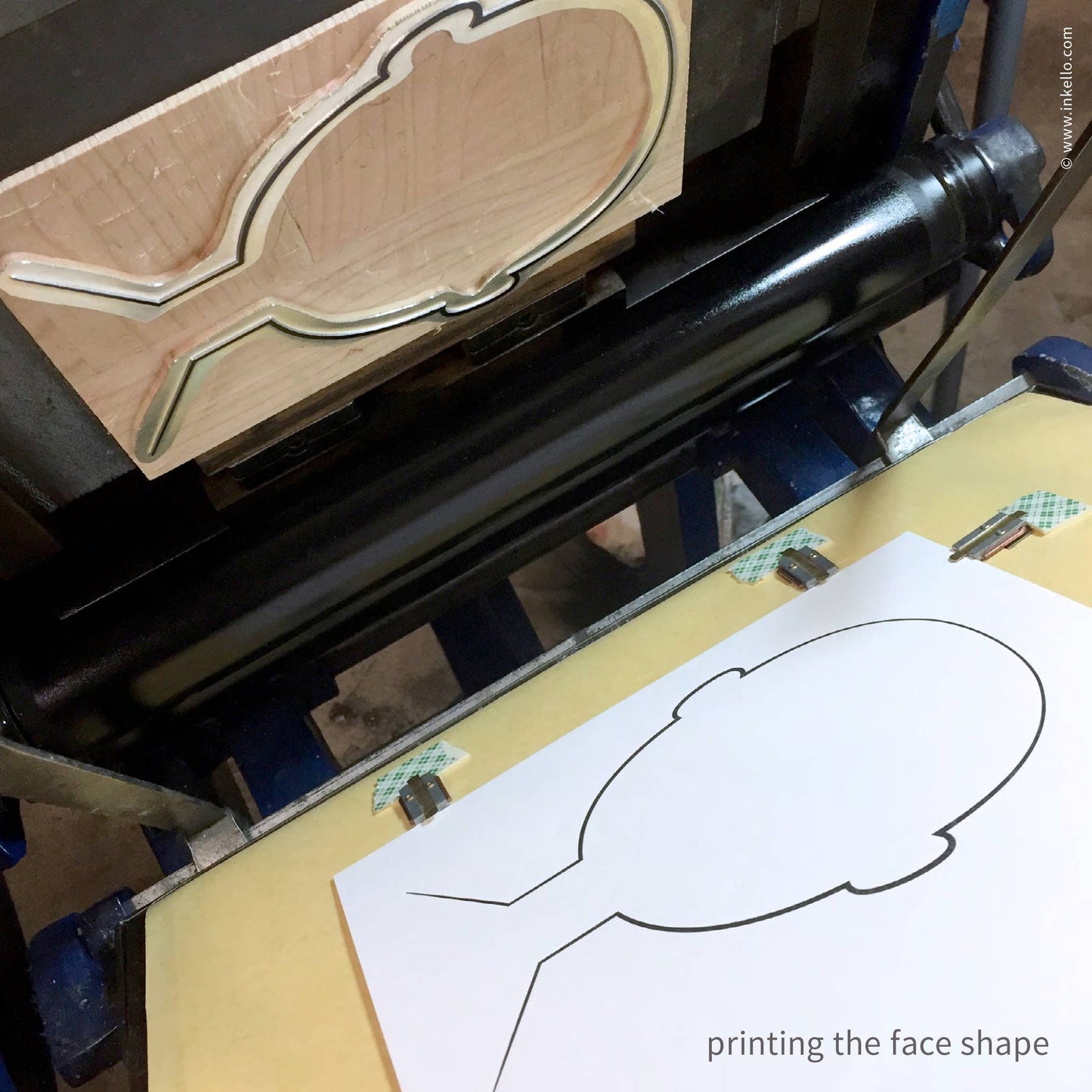 Inkello Letterpress - My Book of Faces Four-Panel Sketchbook (#365)