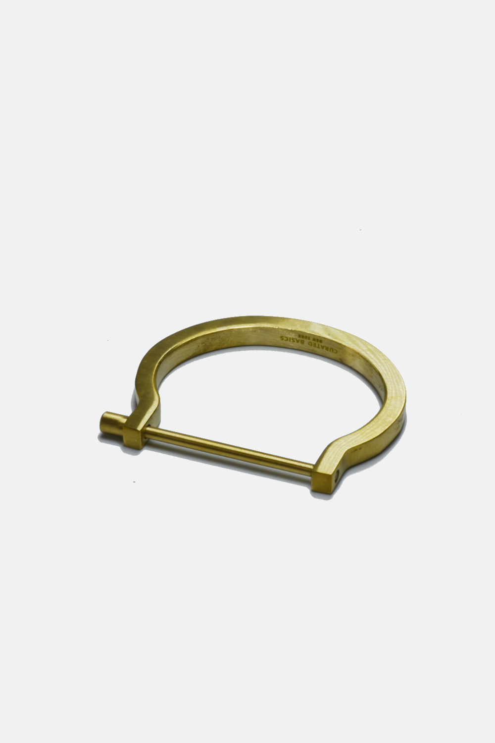 Curated Basics - Brass Screw Bracelet: 6in