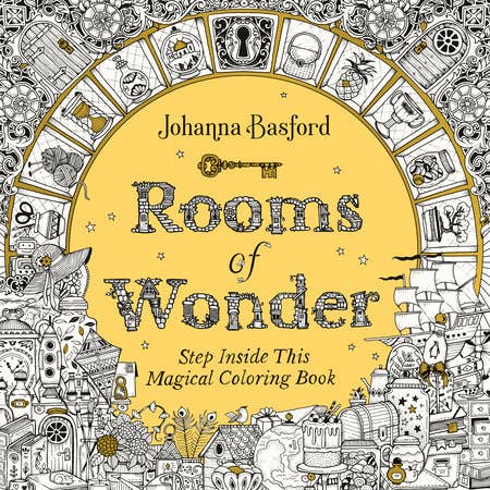 Rooms Of Wonder Adult Coloring Book