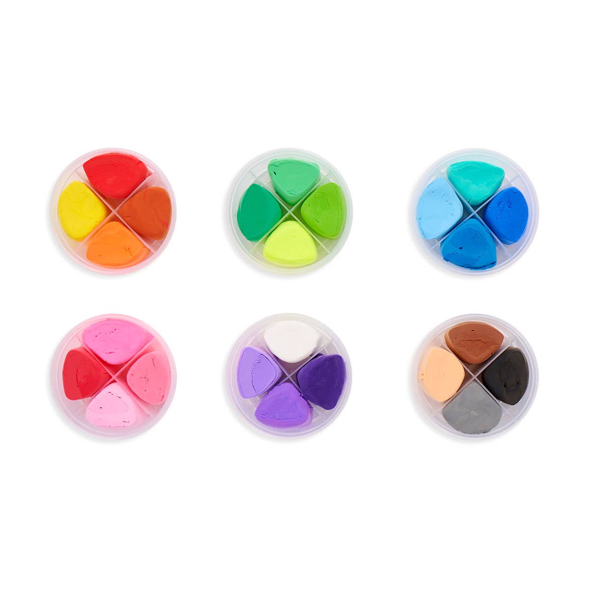 OOLY - Creatibles: Air Dry Clay Deluxe Kit (Set of 24 Colors + 3 To