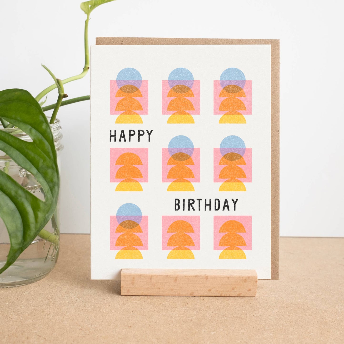 Worthwhile Paper - Happy Birthday Grid Card
