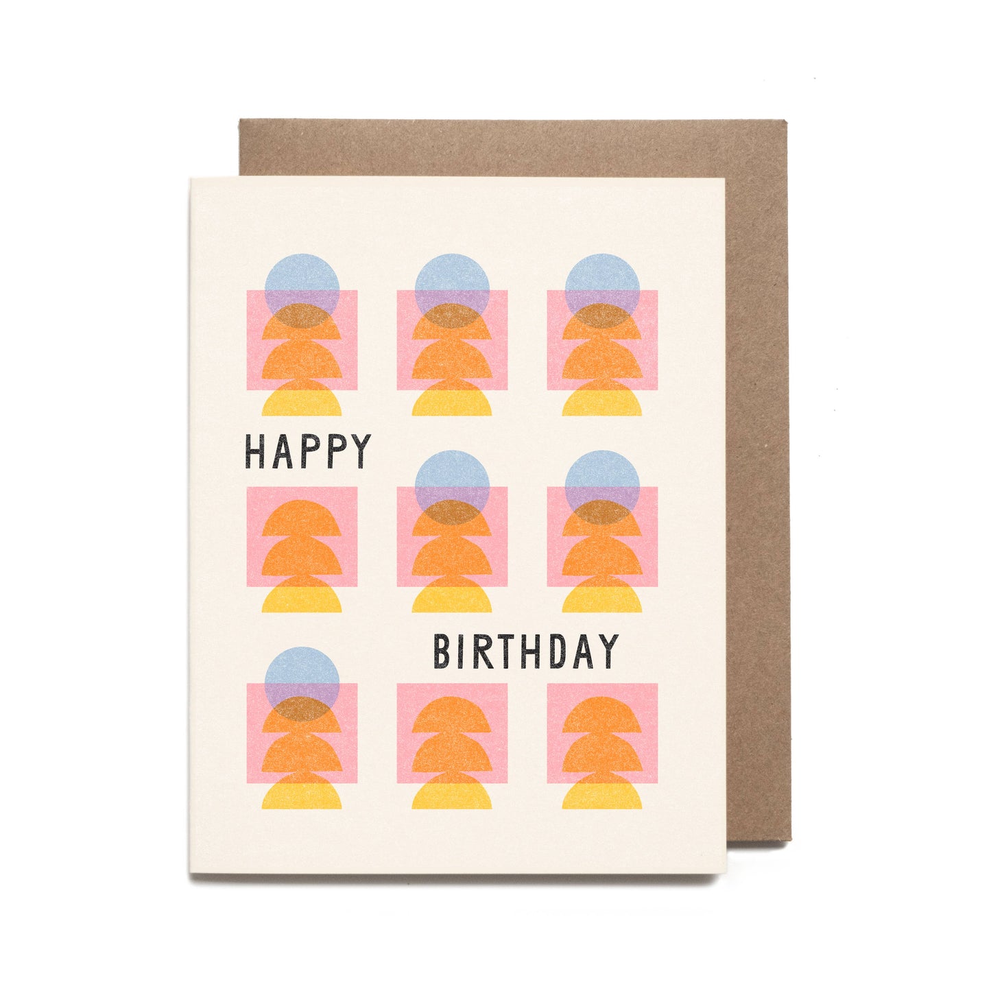 Worthwhile Paper - Happy Birthday Grid Card