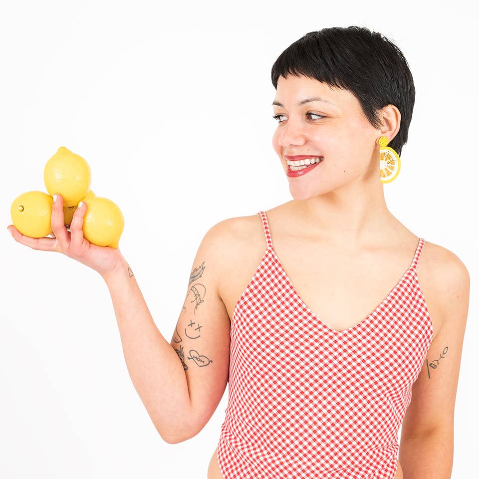 Altiplano - Lemon Slice Post Earrings