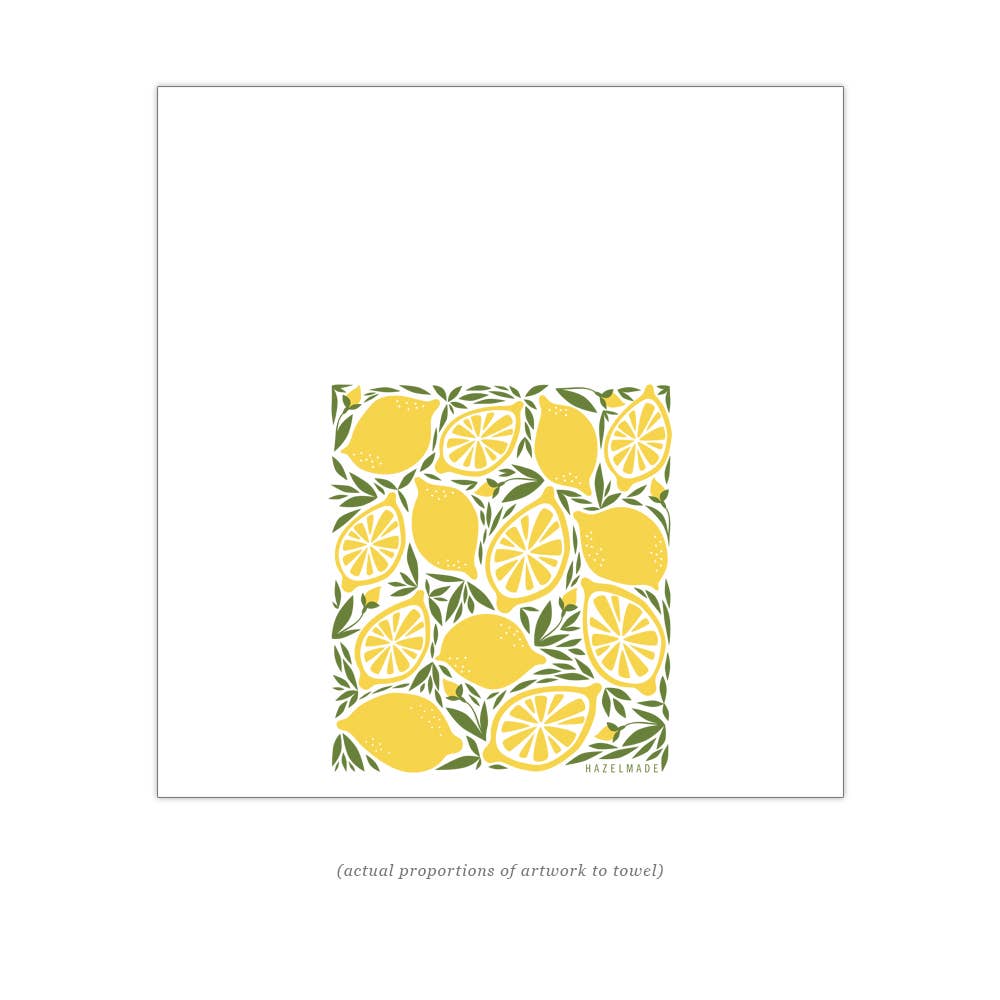 HAZELMADE® Tea Towels + Gifts - Lemon Tea Towel | Kitchen Decor